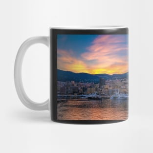 Monte Carlo at sunset Mug